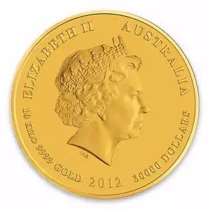 2012 10kg Australian Perth Mint Gold Lunar II: Year of the Dragon (2)