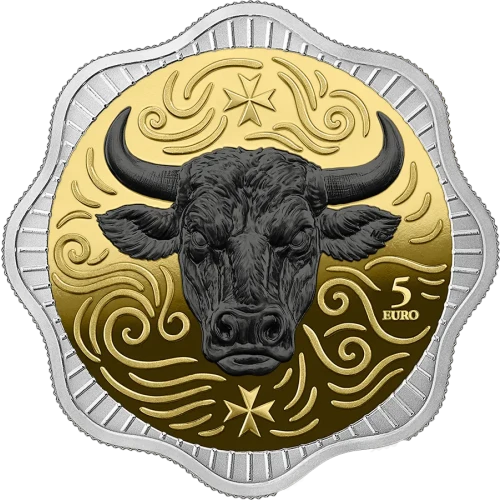 2025 1 oz Malta Maltese Ox BU High Relief Silver Coin (3)