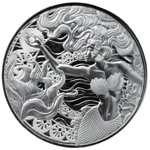 2025 1 oz Samoan - Mermaid & Pearl Silver Coin (2)