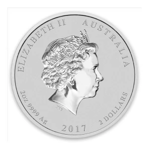 2017 2oz Australian Perth Mint Silver Lunar II: Year of the Rooster (2)