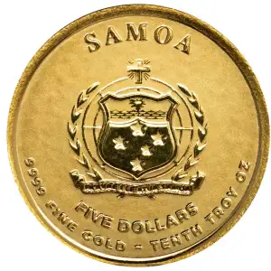 2025 1/10 oz Samoan - Commander Ulysses Grant Gold Coin (2)