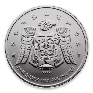 2009 1oz Canadian Silver Olympic Thunderbird Totem (2)