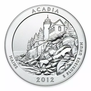 2012 5 oz Silver America the Beautiful Acadia National Park (2)