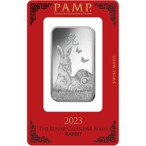 2023 1oz Silver Bar Of The Rabbit (2)